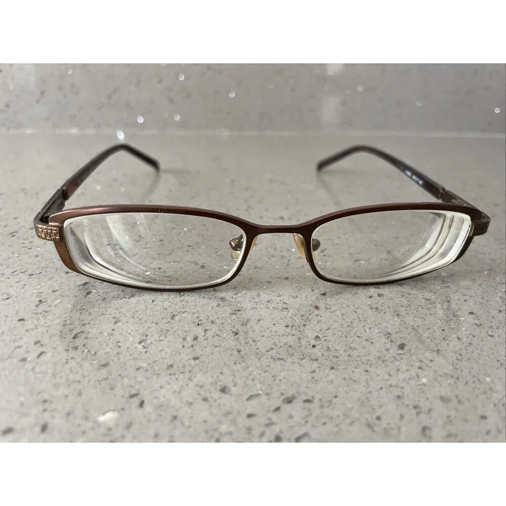 Tommy Hilfiger TH3235 Dkbrn Eyeglasses Frames ONLY Full Rim Dark Brown 49-17-140